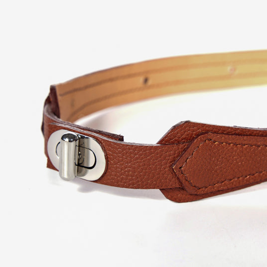 Brown Split Leather Dog Collar - Barknod