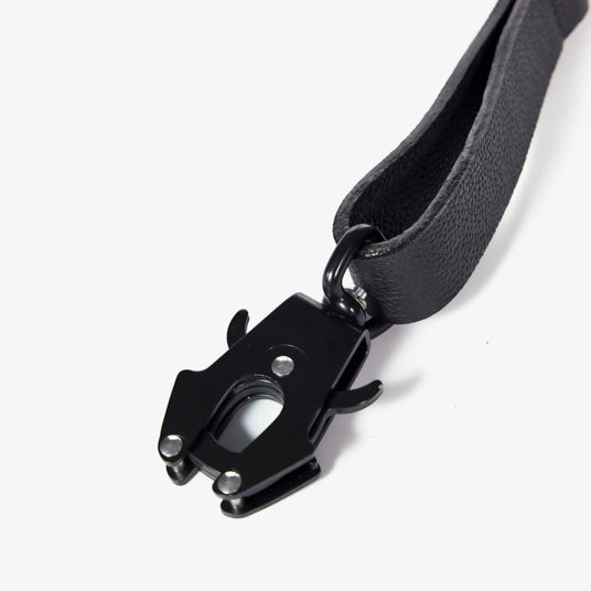 Black Leather Dog Leash for Large Dogs - Barknod