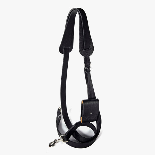 Multifunctional black dog leash - Barknod