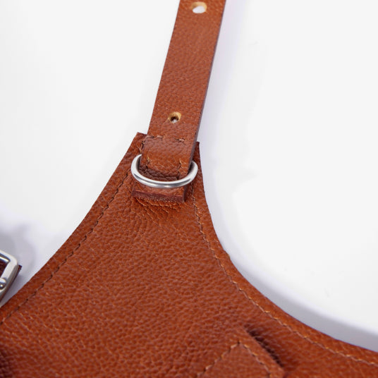 Brown Saddle-Style Dog Harness - Barknod