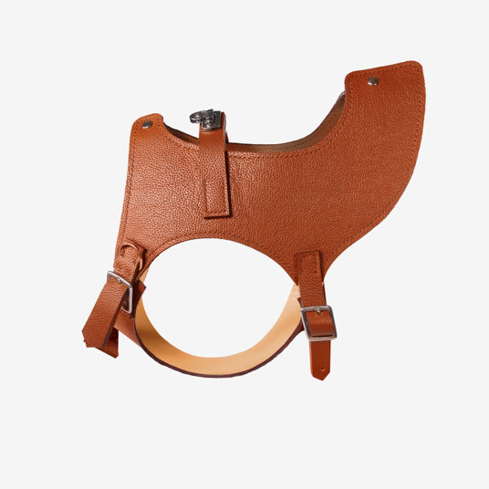 Brown Saddle-Style Dog Harness - Barknod