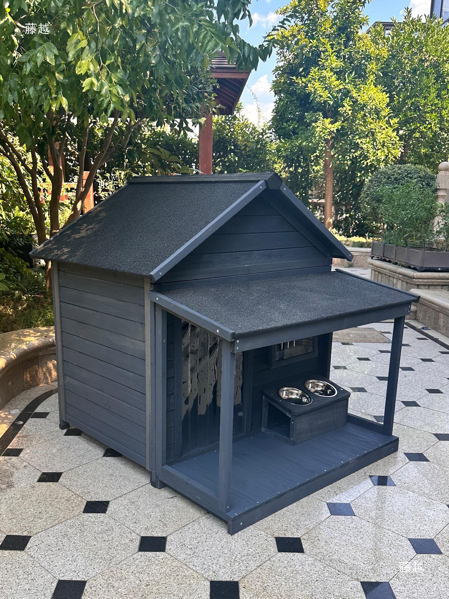 Luxury Eco-Friendly Wooden Dog Villa – Sustainable Outdoor Dog House ...